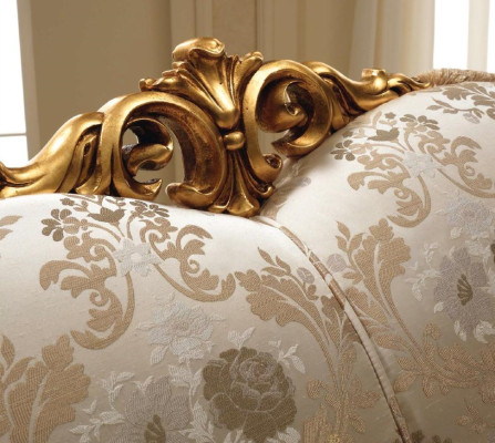 Klassieke 2-zitsbank Bekleed Sofa Zitbanken Italiaans design arredoclassic