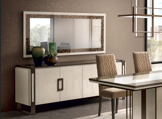 Ontwerper ladekast dressoir lage kast kast woonkamer plank luxe spiegel