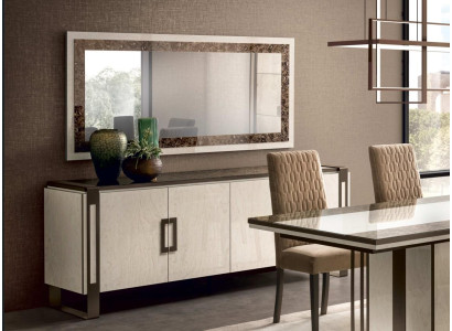 Ontwerper ladekast dressoir lage kast kast woonkamer plank luxe spiegel