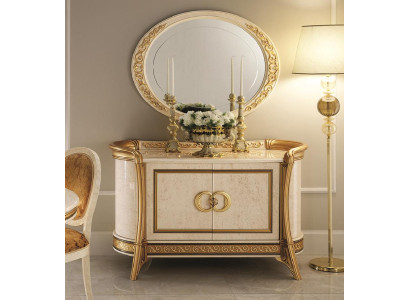 arredoclassic™ Dressoir Spiegel Dressoir XXL Sideboard Lowboard Hout
