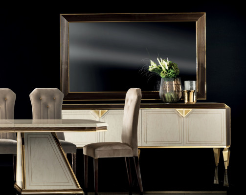 Ontwerper ladekastje Side Low Board Kast Woonkamer Hout Luxe Plank Dressoir