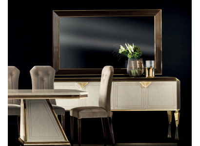 Ontwerper ladekastje Side Low Board Kast Woonkamer Hout Luxe Plank Dressoir