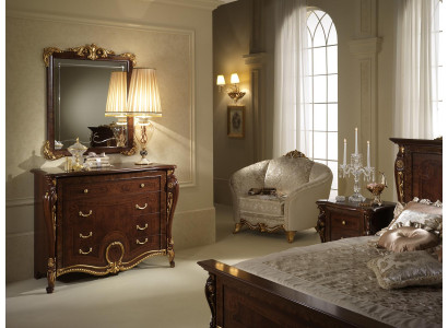 Console tafel dressoir met spiegel meubel luxe set console 2-delig. Gemaakt in Italië.