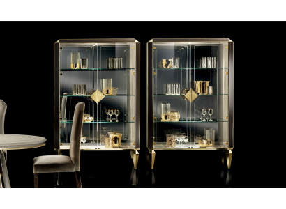 Ontwerper Italiaans Chic Houten Meubels Modern Stijl Kast Vitrine Woonkamer