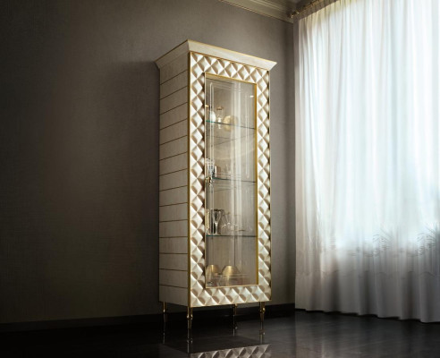 VITRINE Kast Glazen kast Designer Meubels Rococo Barok Decor Jugendstil