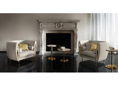 Fauteuil TV-fauteuil Bank Barok Rococo Jugendstil Designer decoratie-meubels