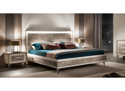 Bed 2x Nightstand 3-piece Bedroom Set Furniture Modern Luxury Beds arredoclassic