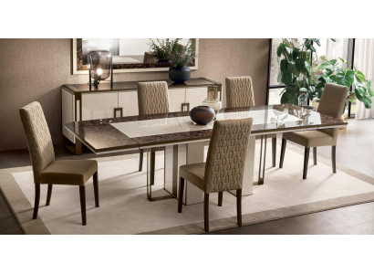 Eettafel Tafel Eetkamer Woonkamer Set Hout Ontwerp Tafels 200x102/280cm