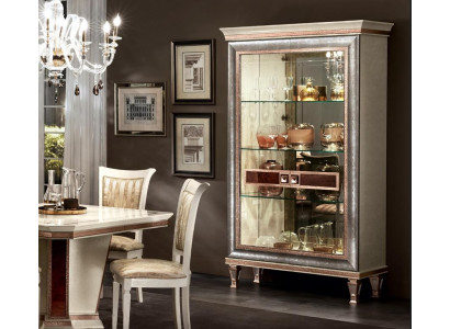 Vitrinekast Vitrines woonkamer kijkkasten Design Barok Rococo hout nieuw