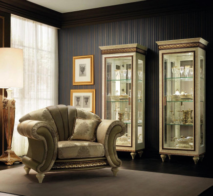 Ontwerp Stoel Stof Luxe TV Bank 1-Zits Bank Ontspannen Bekleding Lounge Nieuw