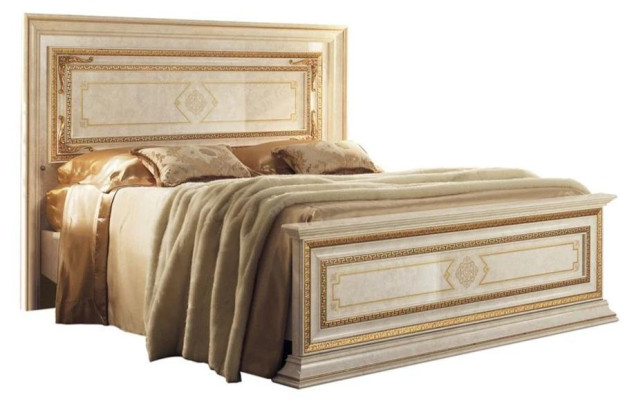 Bed Klassieke Stijl Bedden Dubbele Luxe Houten Meubels Slaapkamer arredoclassic