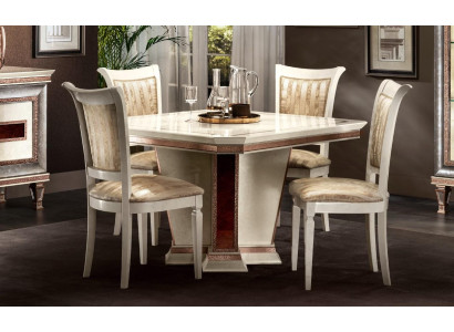 Barok eettafel houten tafel eetkamer woonkamer set design tafels