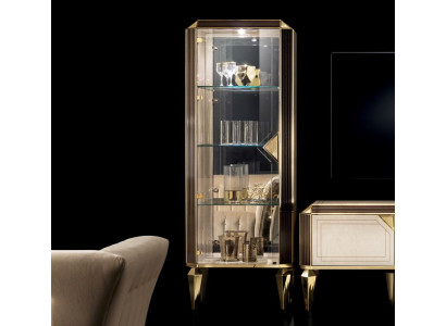 Kast Vitrine Vitrinekast Vitrines Kasten Hout Dressoir arredoclassic