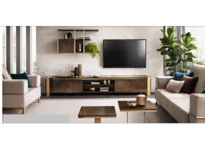 Luxe dressoir tv Lowboard RTV xxl kast tafel woonkamer hout RTV nieuw hotel