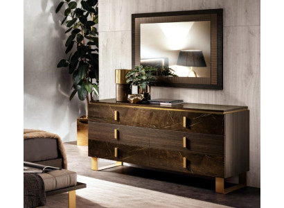 Buffet Dressoir Commode Spiegel Echt Handwerk Hout Barok Rococo Dressoirs nieuw