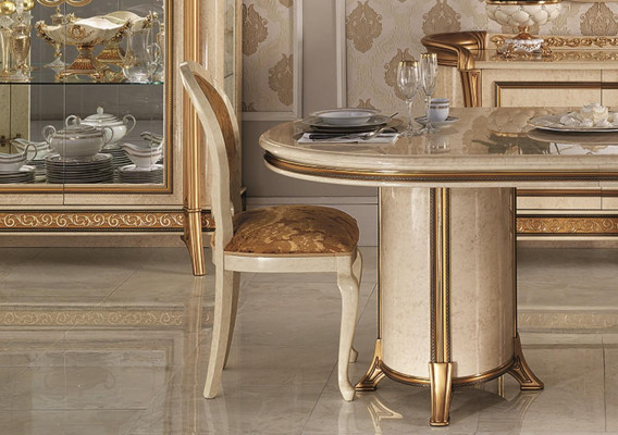 Fauteuil Stoel 1x Eetkamer Lounge Beklede stoel arredoclassic Tv Fauteuil