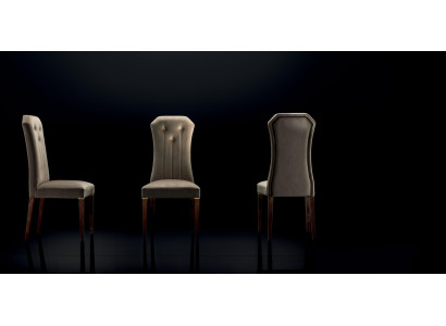 Fauteuil Stoel 1x Eetkamer TV-lounge Textiel Zitkussen Stoel arredoclassic