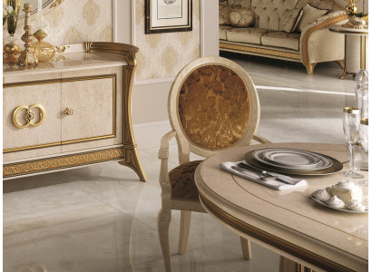 Stoelontwerp Woonkamer Eetkamer Houten Stoelen Bekleding Armleuning arredoclassic
