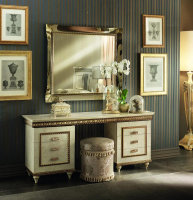 Klassieke spiegel wandspiegel echt houten frame luxe nieuw barok arredoclassic