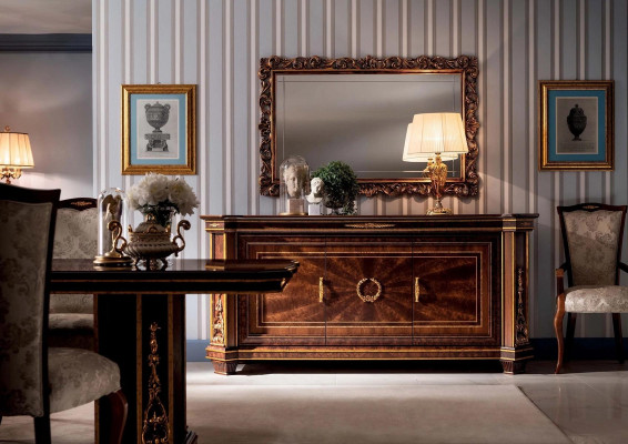 Klassieke ontwerp spiegel Italiaanse meubels Wandspiegel Glas arredoclassic Nieuw