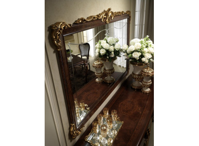 Klassieke wandspiegel met houten frame, spiegels meubels Nieuw 165x114 glas design frame