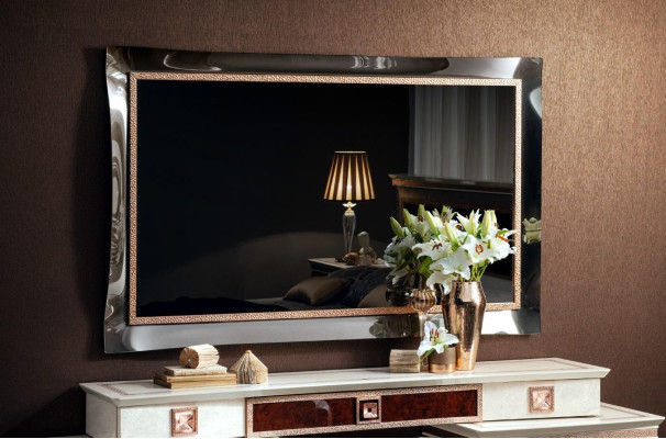 Klassieke ontwerp spiegel woonkamer dressoir hal houten frame barok rococo