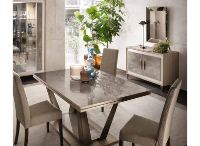 Eettafel Eetkamer Woonkamer Set Hout Ontwerp Italiaanse Meubels