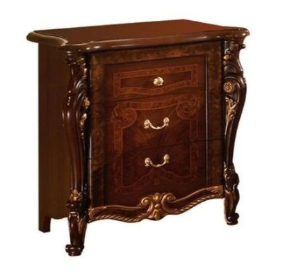 Ontwerp nachtkastje console bijzettafels slaapkamerconsoles hout luxe nieuw