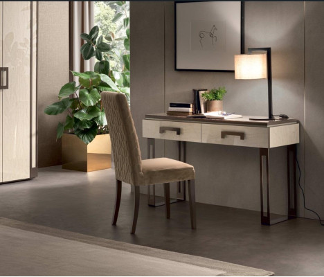 Ontwerpbureaustoel kantoorset Italiaans meubilair secretaire armstoel 2-delig.