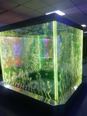 Wandpaneel LED waterwand water wanden water luchtbellen muur