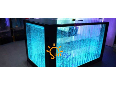 Tafel water muur bar toonbank meubels verlichte bartafel bar toonbank