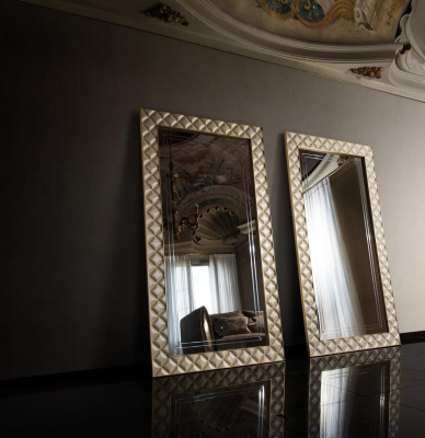 Staande spiegel Grote spiegel XXL koninklijk Rococo barok Jugendstil ontwerper