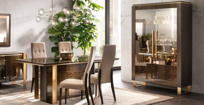 Glas kast Vitrine Vitrines Luxe kast Hout Stijl Glasplaat Kasten