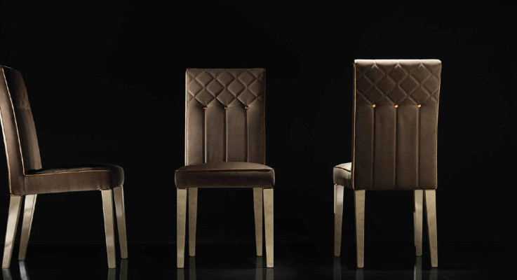 4 Stoelen Eetkamerstoel Rococo Barok Jugendstil koninklijke luxe meubels