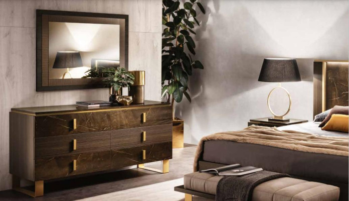 Console tafel dressoir met spiegel luxe meubelset console 2-delig. Gemaakt.