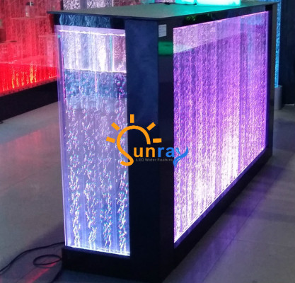 Bar Tafel Water Muur Bar Toonbank Verlichte bar tafel Bar toonbank LED plank