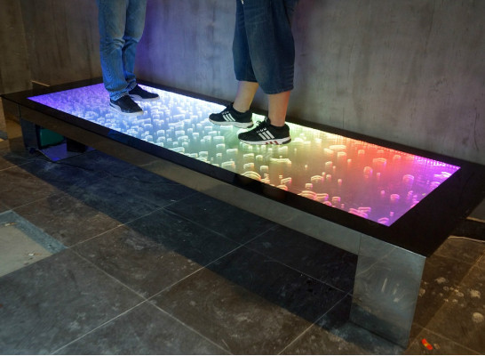 Dancefloor Water muren Vloer Water Vloer Pijler Watermuur