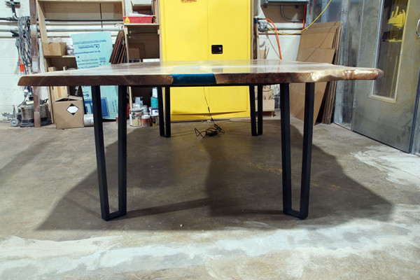 Tafel eettafel tafels epoxyhars epoxy massief design meubels 240x100 echt hout