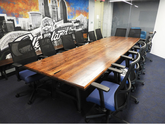 Conferentie Besprekingstafel Echt Hout Massieve Meubels Tafels Eettafel