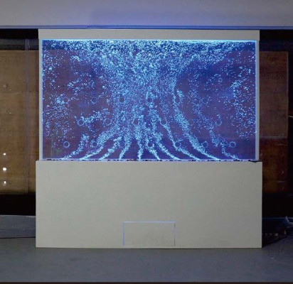 Waterkolomafscheiding Ontwerper RVS Kolomwanden LED-wand