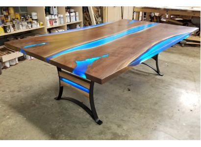Eettafel River Table Echt hout Riviertafel 260x110 Massieve tafels