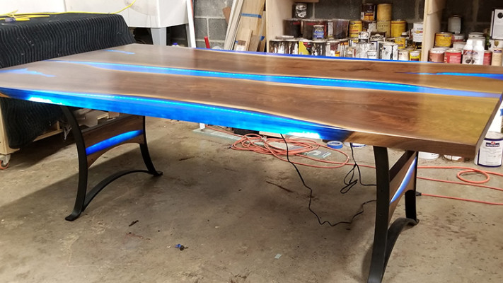 Eettafel River Table Echt hout Riviertafel 260x110 Massieve tafels
