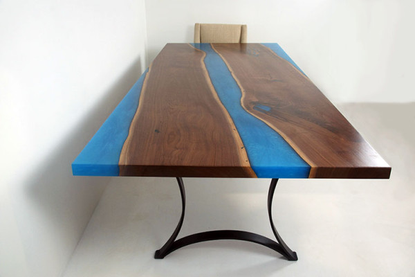 Moderne Tafels Eettafel Meer Design Tafel Hars Rivier Meubels 220x90 Epoxy Oceaan
