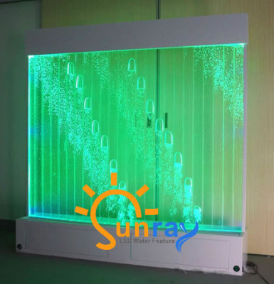 Moderne scheidingswand Water Walls LED-waterval verlichte decoratieve wand.