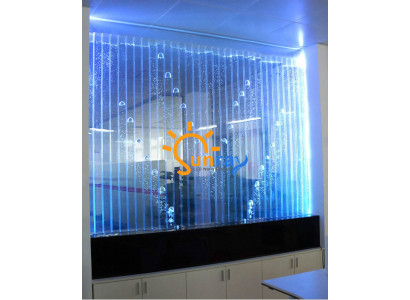 Wandpaneel met waterbellen LED-waterwand Ontwerper Decoratieve waterschildering