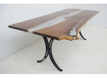 Eettafel Rivierwater Echt hout Riviertafel 220x110 Tafels