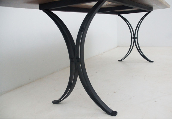 Eettafel Rivierwater Echt hout Riviertafel 220x110 Tafels