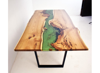 Eettafel Zee Water Rivier Echt hout Riviertafel 200x90 Tafels