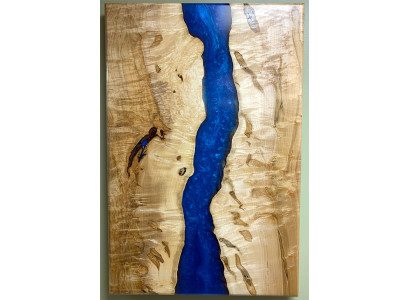 Eettafel River Table Massief Tafels 220x100 Riviertafel Epoxyhars Zee
