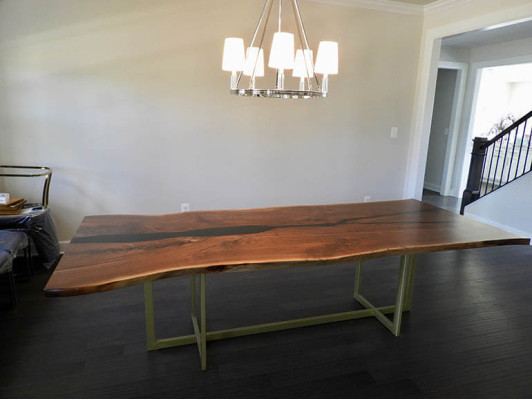 Riviertafel Eettafel Massief Tafels 240x100 Epoxyhars Zee